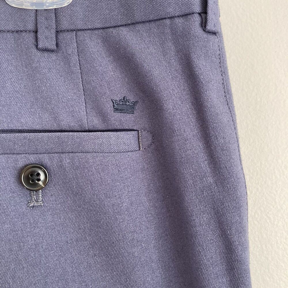 Peter Millar Crown Sport Mens 38x32 Blue Dress Pants Trousers Business - Picture 8 of 10